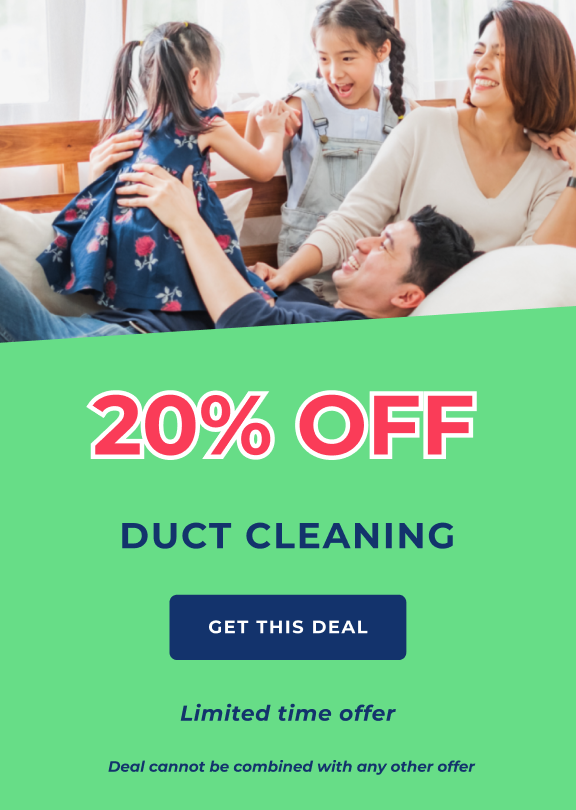 Duct Cleaning in Orleans: 20% off